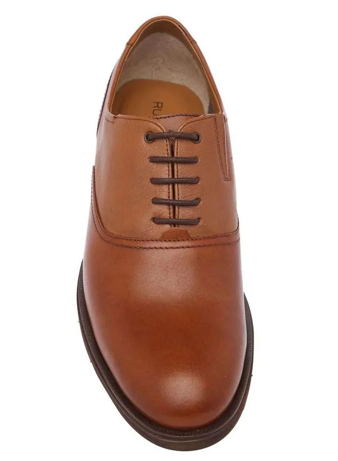 RUOSH Mens Oxford Derby Lace up Comfort Leather Work Office Formal Occasion Party Wear Premium Shoes