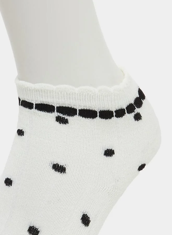 Styli Pack of 5 - Girls Bow Pattern Socks