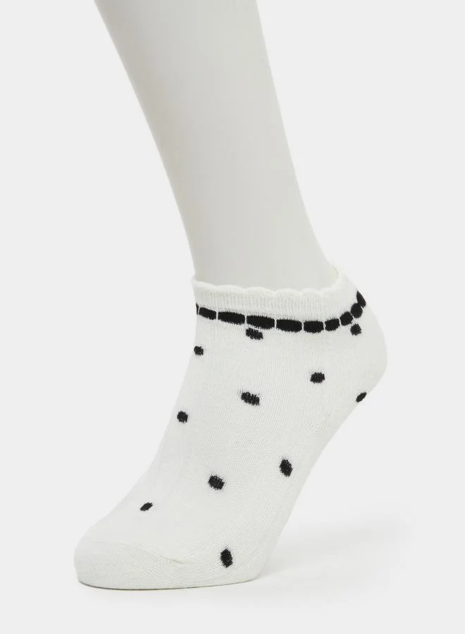 Styli Pack of 5 - Girls Bow Pattern Socks