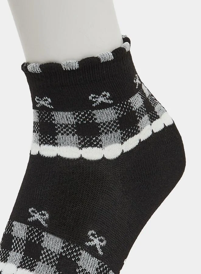 Styli Pack of 5 - Girls Bow Pattern Socks