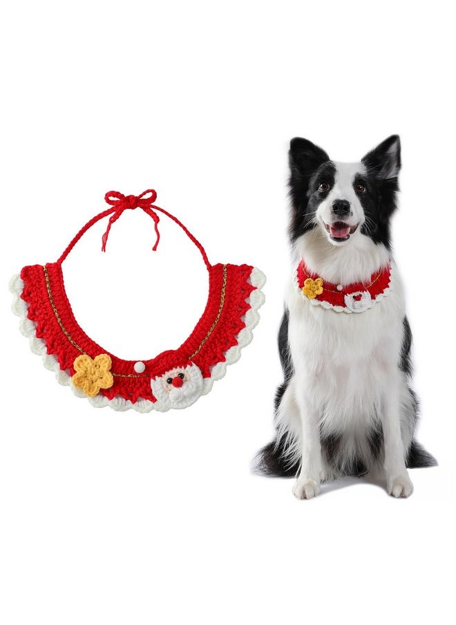 Generic Dog Bandanas,Christmas Scarf for Dogs,Outfits,Boy,Girl,3 Designs- Costumes for Party,Green,Red Soft Farbic,Dog Accessories,Medium,Large,Small(Medium, Christmas 3)  - Image 1