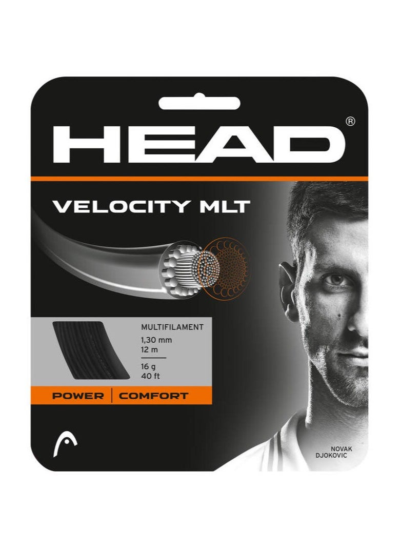 HEAD Velocity Mlt Tennis String - With Explosive Power And High Spin Potential, 1.25 Mm - 17 Gauge  - Image 5
