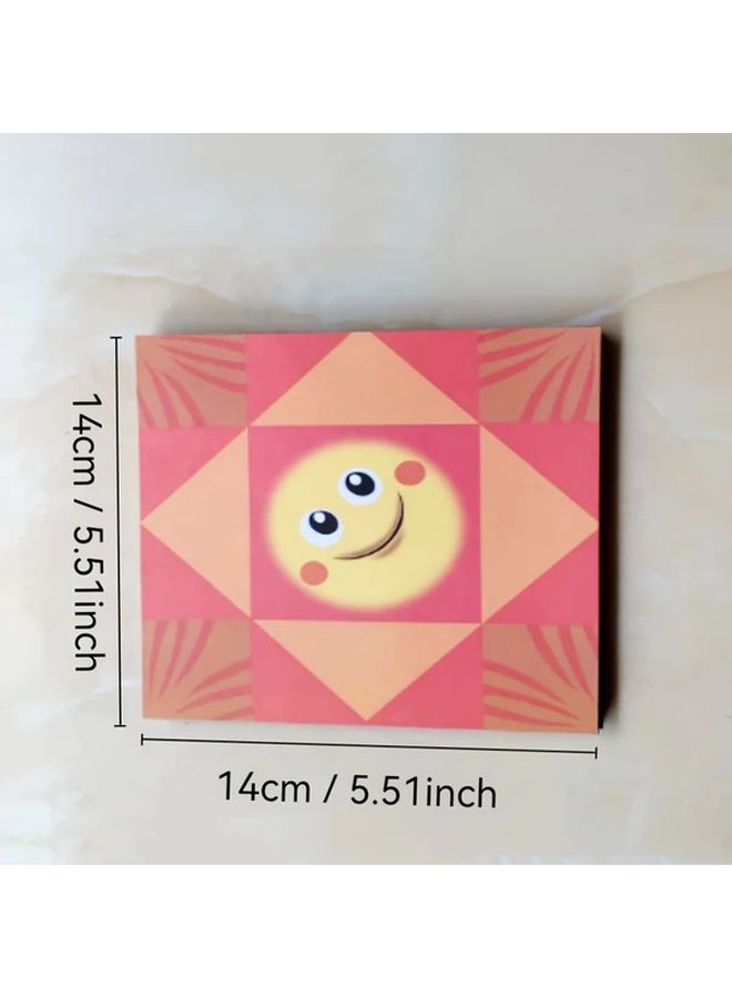 طقم أوريغامي كبير 96 ورقة ملونة 5 × 5 بوصة مع كتاب تعليمي باللغة الإنجليزية DIY حرفة ورقية - Image 2