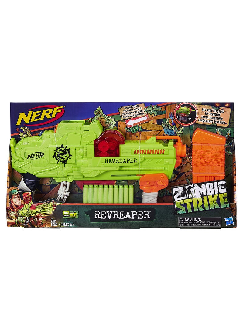 NERF Zombie Strike RevReaper Blaster 11 x 2.63 x 23inch - Image 2