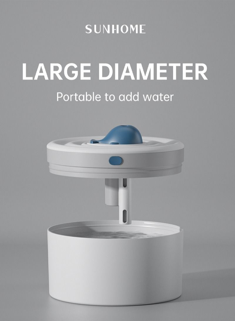 صن هوم مرطب هواء مزود بإضاءة متغيرة اللون 1.5 لتر أبيض - Image 4