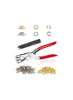 PROMASS promass 150 Pcs Grommet Tool Kit, 1/2 Inch sleek design grommet, Leather Hole Punch Pliers, Grommets Kit for Leather, Shoes, Fabric, Belts  - Image 3