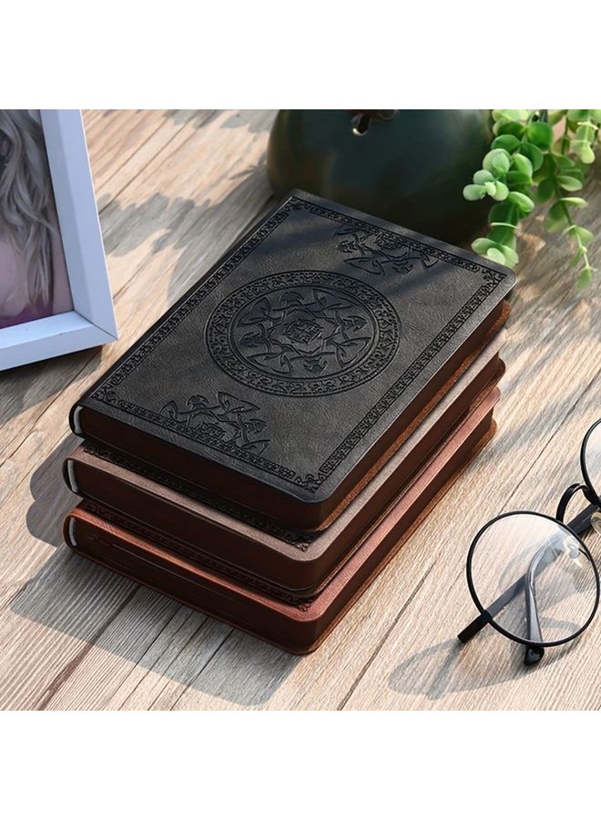 Red A6 Pocket Steno Notebook 140 Page Journal College Ruled Soft Leather Cover 80GSM Thick Paper - Image 2