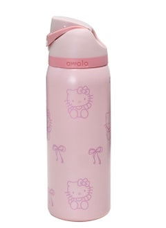 Owala FreeSip Insulated Stainless Steel Water Bottle with Straw for Sports Travel and School BPA-Free Sports Water Bottle (Pink 24OZ)  - Image 1
