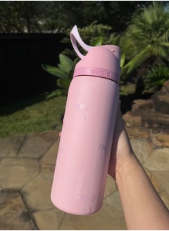 Owala FreeSip Insulated Stainless Steel Water Bottle with Straw for Sports Travel and School BPA-Free Sports Water Bottle (Pink 24OZ)  - Image 5