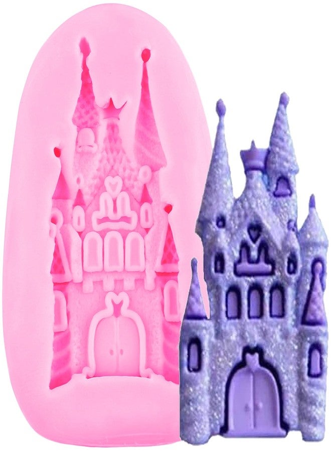 YIHUOMOLDS Fairytale Castle Silicone Fondant Molds For Cake Decorating Cupcake Topper Chocolate Candy Gum Paste Polymer Clay - Image 1