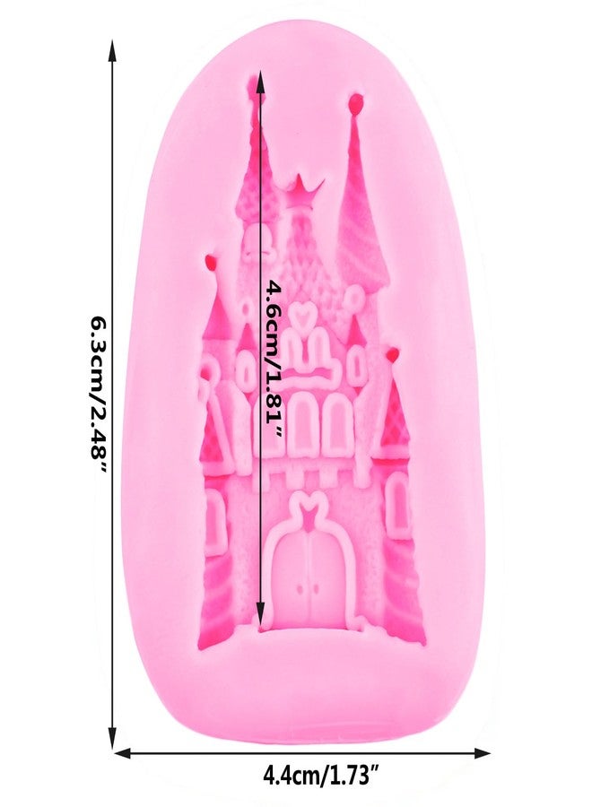 YIHUOMOLDS Fairytale Castle Silicone Fondant Molds For Cake Decorating Cupcake Topper Chocolate Candy Gum Paste Polymer Clay - Image 2