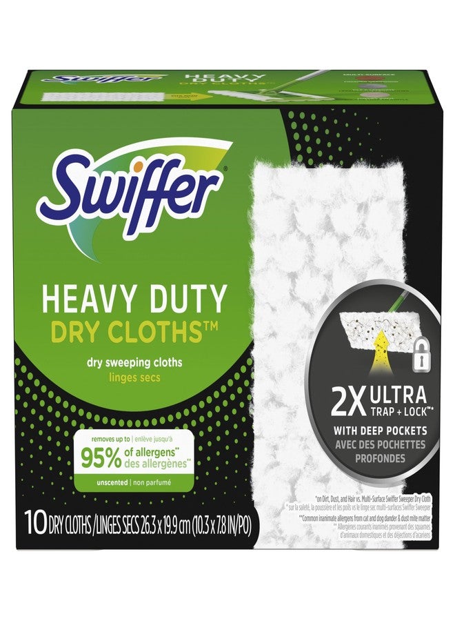 Swiffer أقمشة تنظيف جافة، ثقيلة الوزن، 10 قطع - Image 1