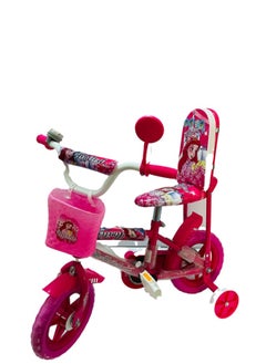AF BABY United Barbie 10-Inch Kids Bike with Training Wheels – Lightweight Frame, Comfy Seat & Fun Pink Design – Ideal First Bicycle for Girls Ages 2+ Till 5  - Image 2
