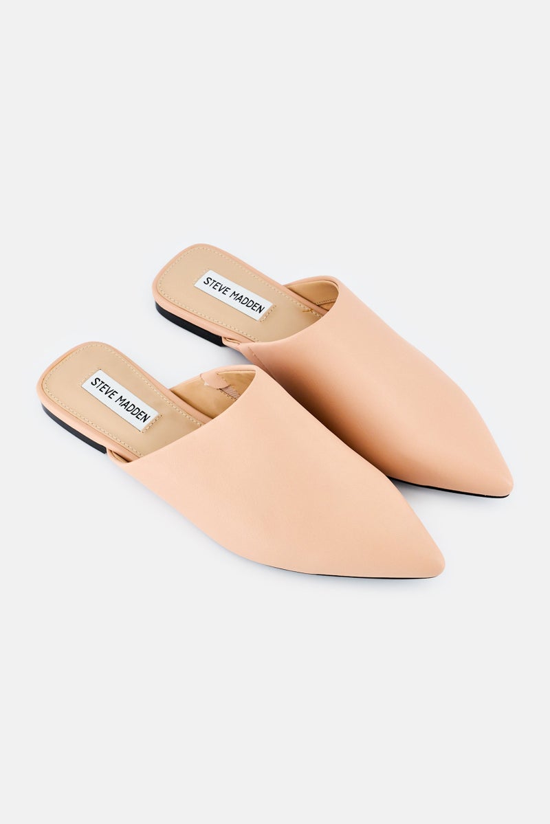 STEVE MADDEN Women Slip On Leather Mules, Blush - Image 2