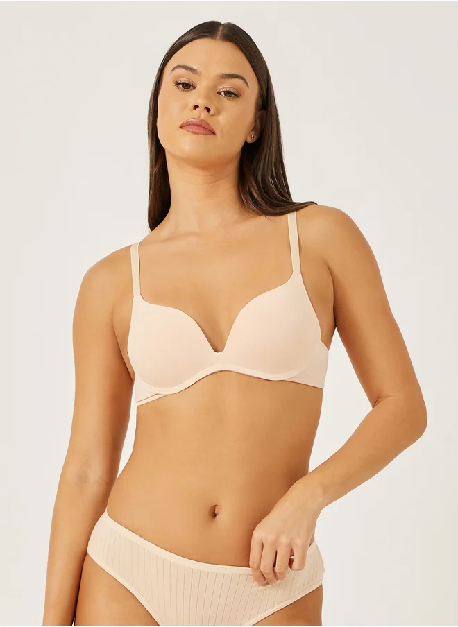 Styli 2PK SOLID PW T-SHIRT BRA