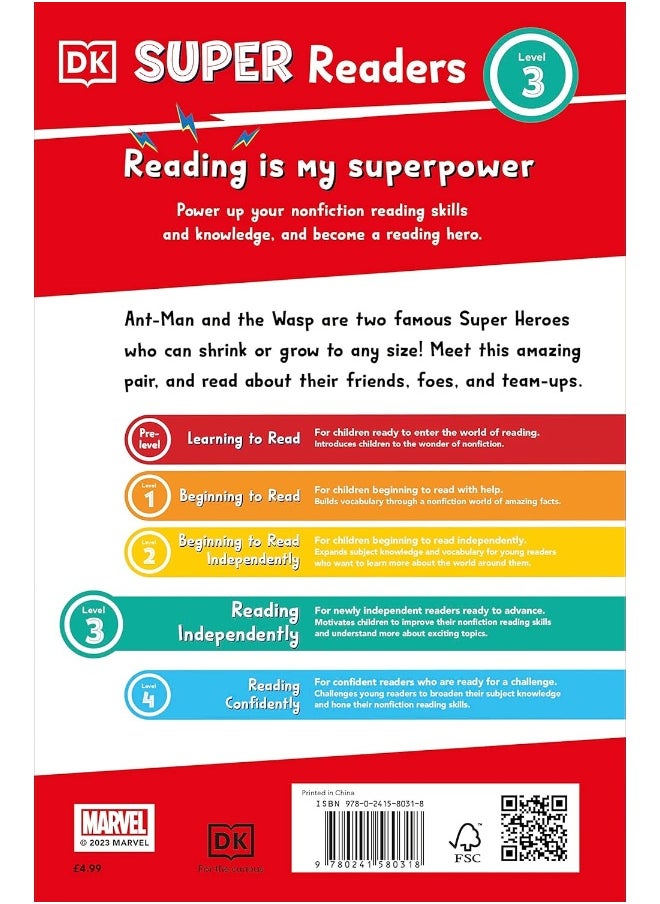 DK Super Readers Level 3 Marvel Ant-Man and The Wasp Save the Day!