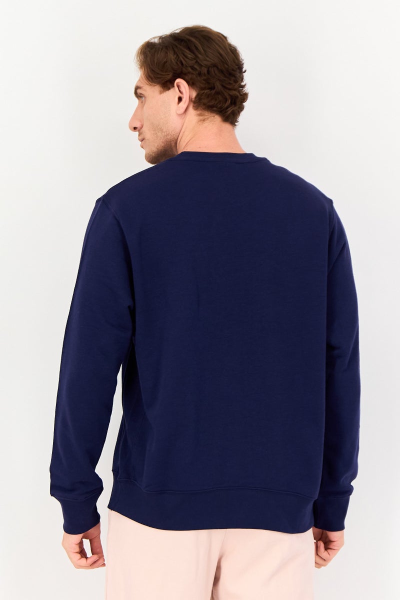 Nike Men Sportswear Fit Paris Saint Germain Long Sleeve Football Sweatshirt, Indigo - Image 3