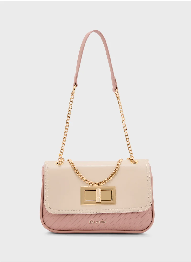 Khizana Color Block Crossbody Bag