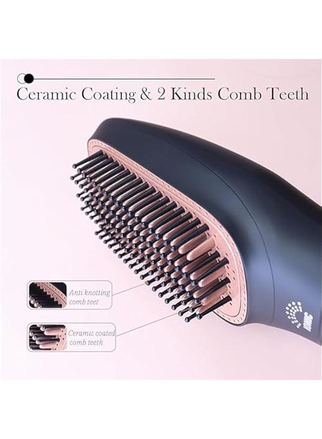 Beauenty Professional 3-in-1 Hair Dryer Brush & Straightening Brush, One-Step Hair Dryer and Styler, Negative Ion Hair Dryer Brush, Hot Air Brush, Styling, Blow Drying, Softening, Reducing Frizz and Static - Image 4