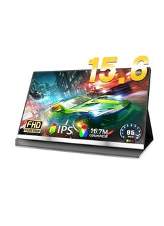 ڤي2كوم شاشة محمولة V2Com P4 مقاس 15.6 بوصة IPS FHD 60 هرتز، ضمان محلي لمدة عام واحد  - Image 1