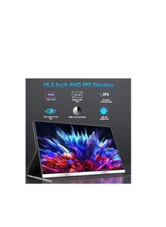 ڤي2كوم شاشة محمولة V2Com P4 مقاس 15.6 بوصة IPS FHD 60 هرتز، ضمان محلي لمدة عام واحد  - Image 3