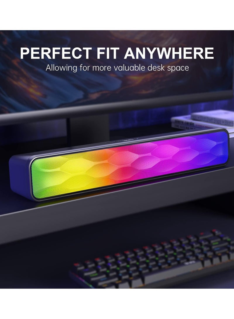 Slim Sound Bars With HDMI Optical AUX USB Disk Connection And Bluetooth TV Speaker Equalizer Mode Audio Bass And Treble Adjustable Mountable Speaker - Image 3