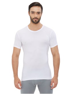 BYC MEN'S AEROCOOL ROUND NECK UNDERSHIRT (PACK OF 3) - WHITE  - Image 3