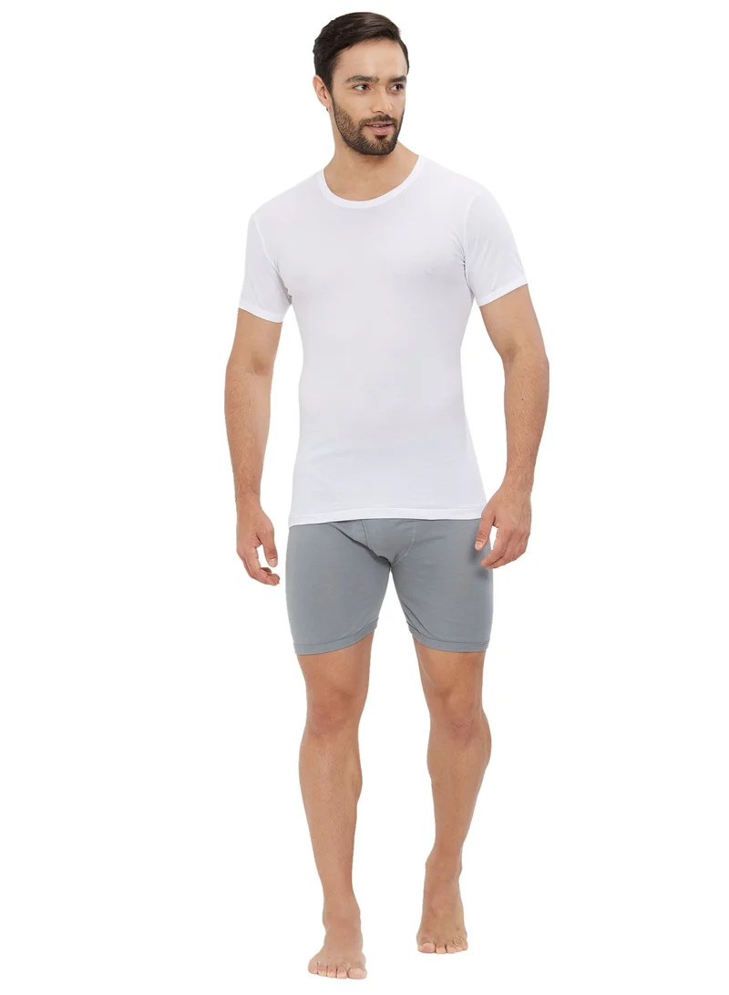 BYC MEN'S AEROCOOL ROUND NECK UNDERSHIRT (PACK OF 3) - WHITE