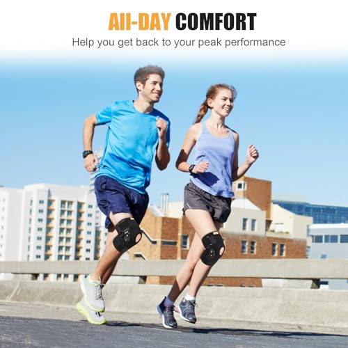 SHENGYADE Hinged Knee Brace, Adjustable Knee Support Wrap for Men and Women, Pain Relief Swelling and Inflammation, Patellar Tendon Support Sleeve for Helping Relieve Strains, Sprains, ACL and MCL Injuries (XX-Large) - Image 5