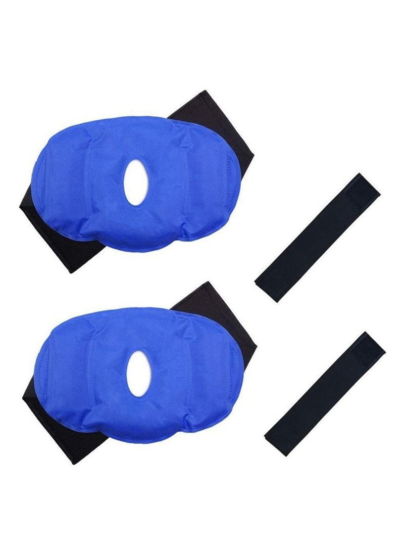 Generic 2 Pack Reusable Hot and Cold Ice Packs for Knee Joint Pain Arthritis and Chronic Pain Relief Swelling Bruises  - Image 1