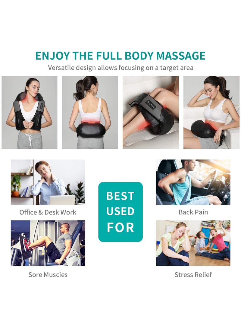 بينغ جنرال جهاز تدليك شياتسو للرقبة والكتفين باللون الأسود - Image 2