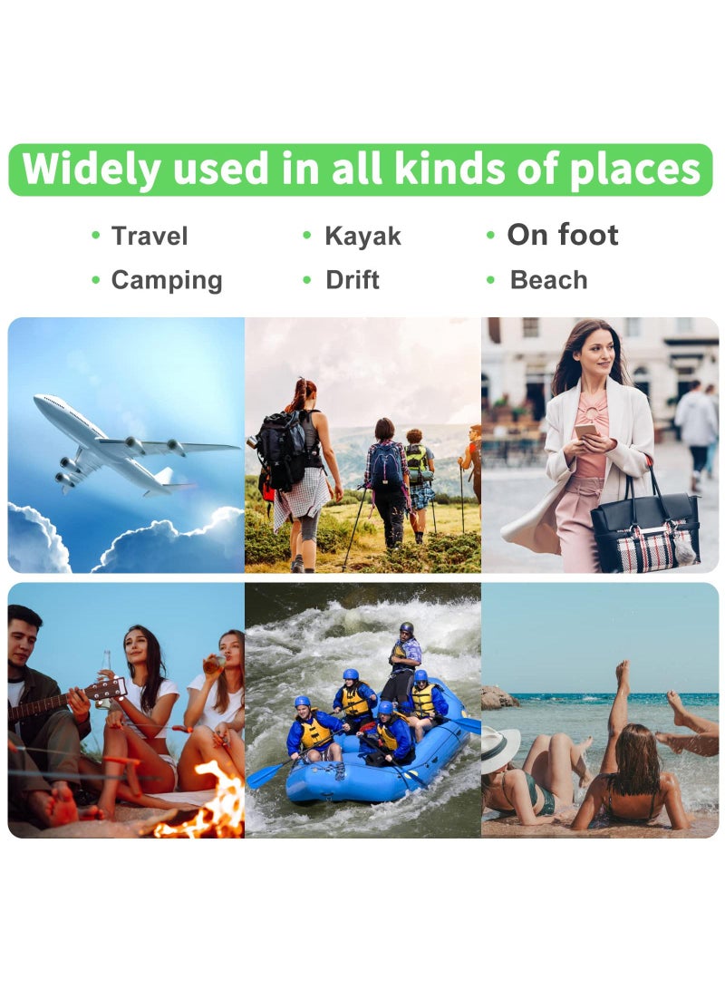 Sweet seven Convenient 4PCS TSA Approved Toiletry Bags for Liquids & Makeup. Leakproof Quart Size Zipper Bags with Triple-Sealed Seam. Portable & Clear Cosmetic Bag for Travel Toiletries. - Image 2