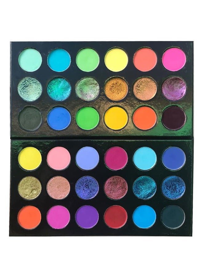 SZDYM 18 color eyeshadow palette,vegan eye shadow with special colors eyeshadow cosmetic Matte duochrome eyeshadow (make up-1)  - Image 5