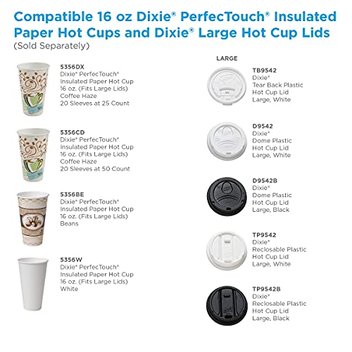 Georgia-Pacific DXE5356CD Dixie Hot Cups, Paper, 16Oz, Coffee Dreams Design, Pack of 50 - Image 5