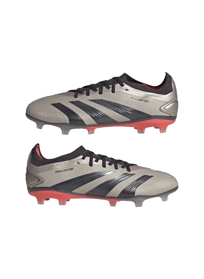 adidas حذاء كرة قدم بريداتور برو FG رمادي للجنسين مقاس 6.5