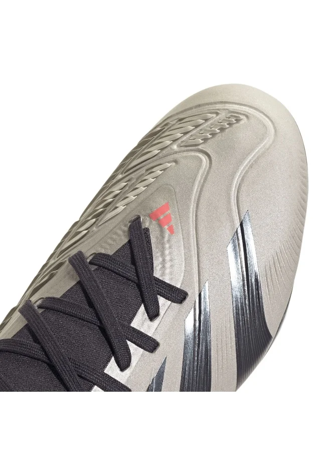 adidas حذاء كرة قدم بريداتور برو FG رمادي للجنسين مقاس 6.5