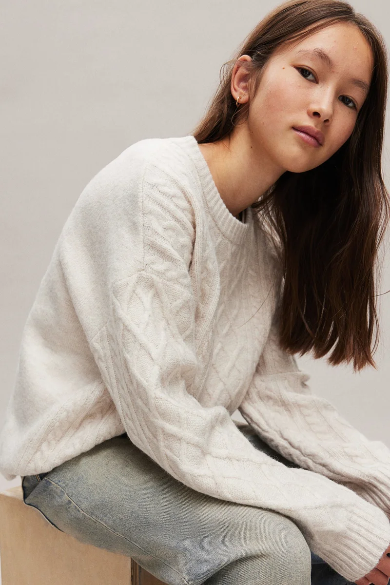 H&M Cable-Knit Jumper