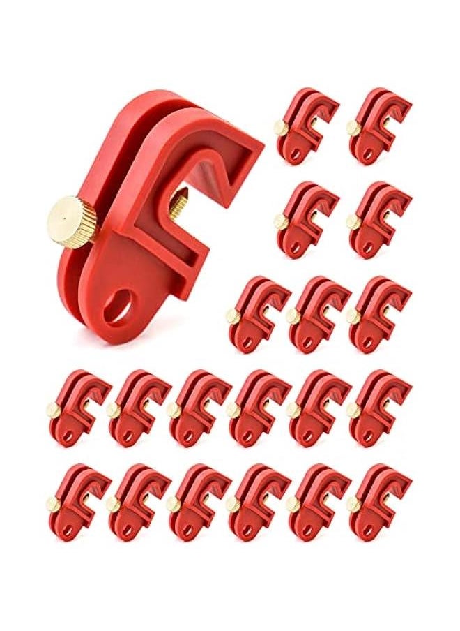 Arabest Circuit Breaker Lockout Device - 20 PCS Set for Universal Lockout of Single and Multi Pole Breakers  - Image 1