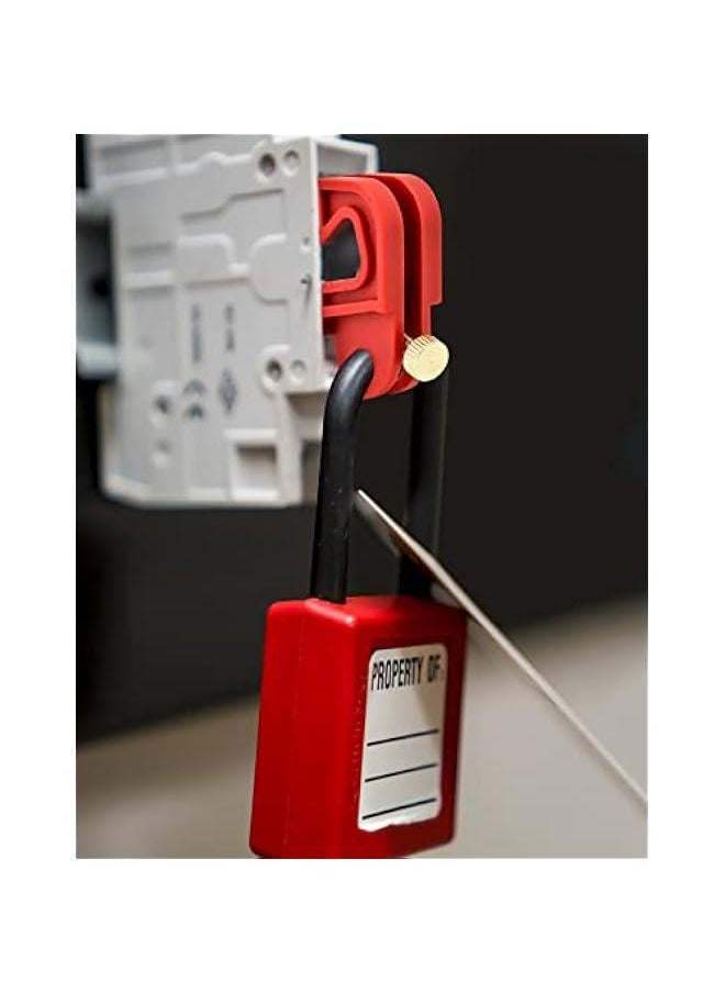 Arabest Circuit Breaker Lockout Device - 20 PCS Set for Universal Lockout of Single and Multi Pole Breakers  - Image 3