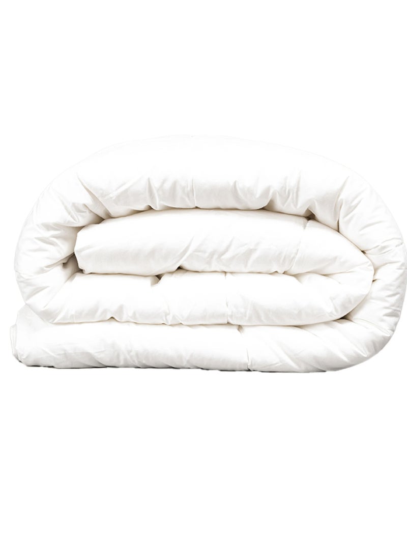 DrSleeep DrSleeep Mattress Pad 100% Viscose Derived from Bamboo Fabric Fill and Cover, 250 gsm, Super King White  - Image 5