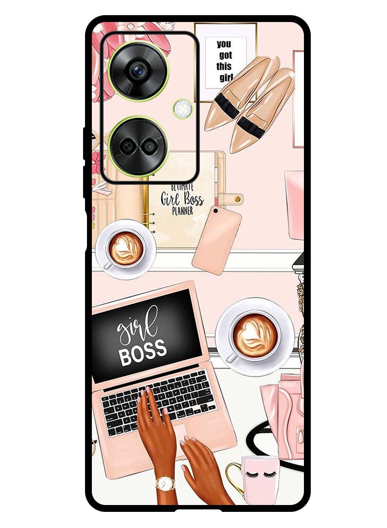 Theodor Protective Case Anti Scratch Shock Proof Bumper Cover For OnePlus Nord CE 3 Girl Boss Item - Image 1