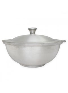 Top Chef Heavy Aluminum Bukhari Pot Afghanistan Made  Size | 7 Liter | 10 Liter | 15 Liter Silver  - Image 4