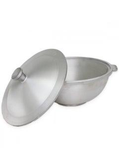 Top Chef Heavy Aluminum Bukhari Pot Afghanistan Made  Size | 7 Liter | 10 Liter | 15 Liter Silver  - Image 3