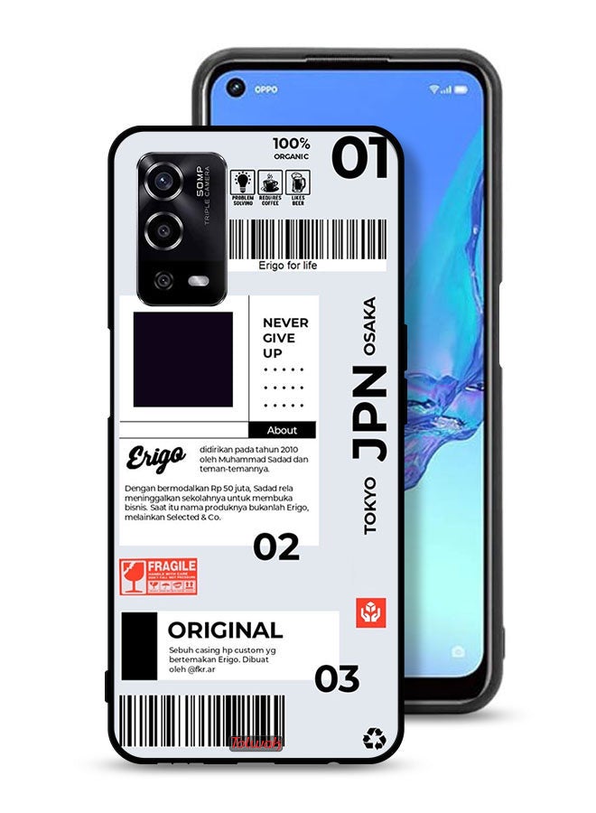 Tolwak Oppo A55 4G Protective Case Cover Japan Sticker - Image 1