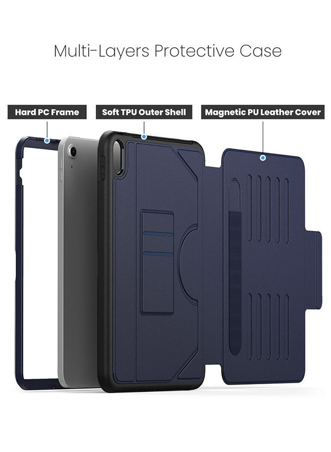 Raxoom Case for iPad pro 13 Inch 2024, Slim Protective Cover with Apple Pencil Holder, Auto Wake/ Sleep, Multiple Viewing Angles (Slate Blue) - Image 4