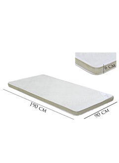 AFT Medical Single Size Mattress a High-Density Orthopedic Rebounded Mattress Made from A Good Quality Foam Material. Premium Quality Single Use Mattress for Superior Comfort and Durability 190 cm*90 cm*6 cm (Arfan)  - Image 2
