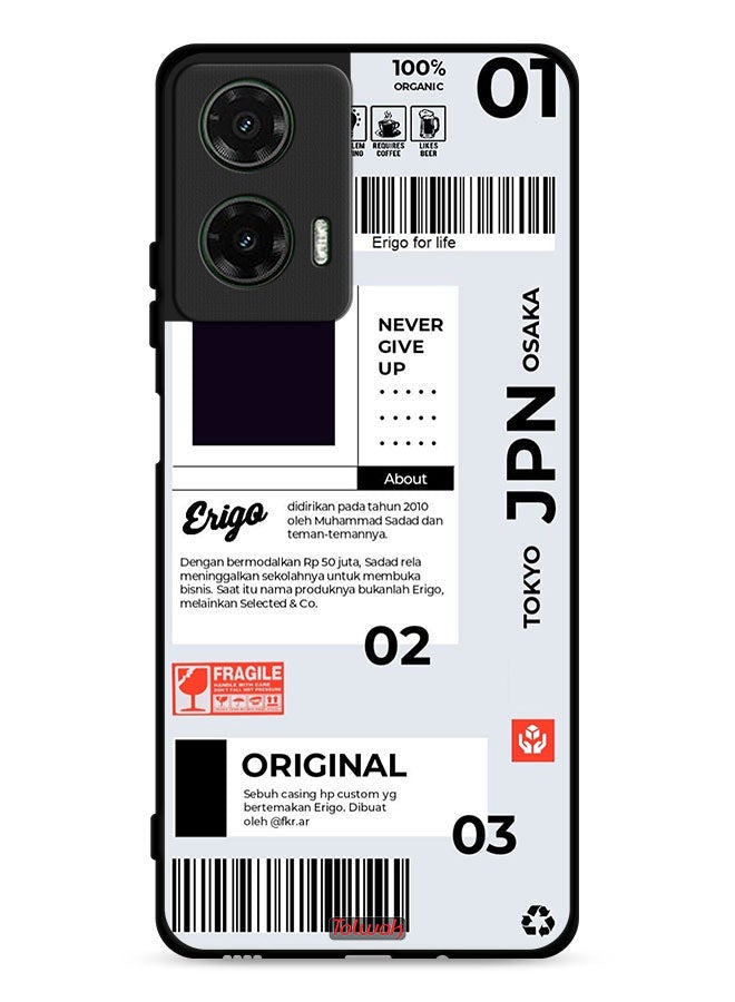 Tolwak Motorola Moto G35 5G Protective Case Cover Japan Sticker - Image 1