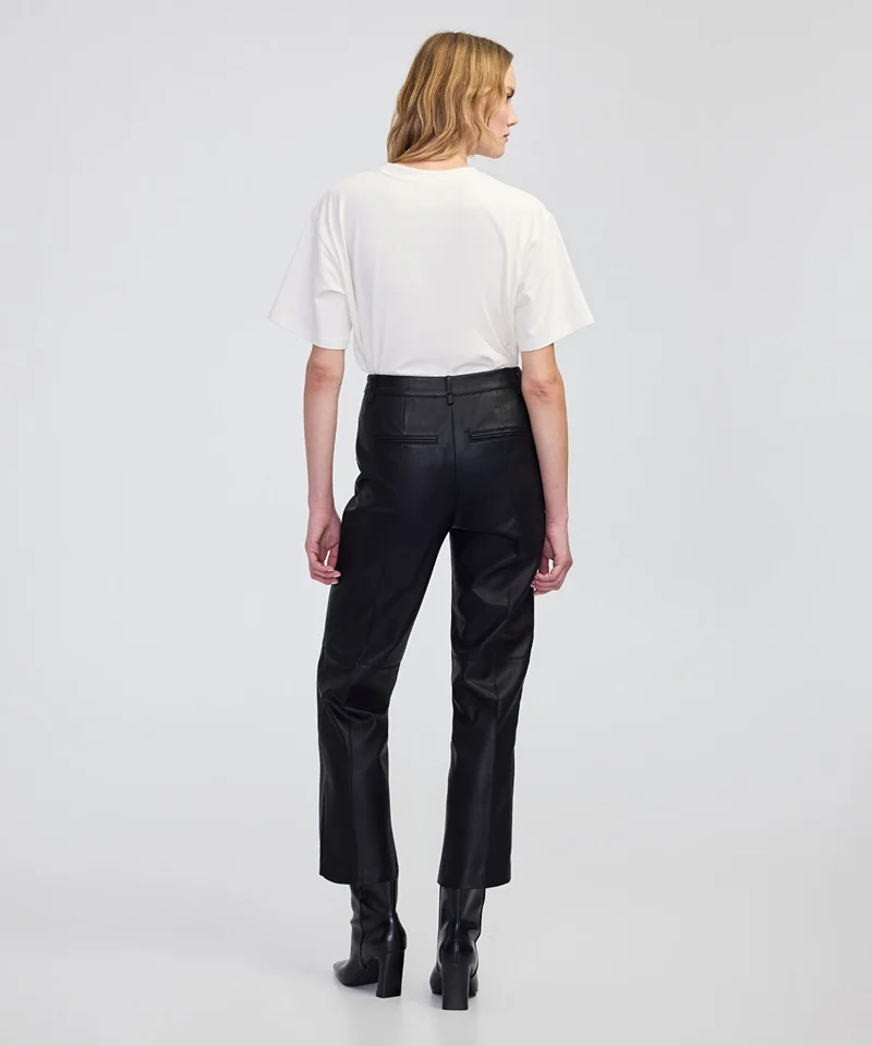 Ipekyol  Leather-Effect Straight-Leg Trousers for Women | Best Price UAE