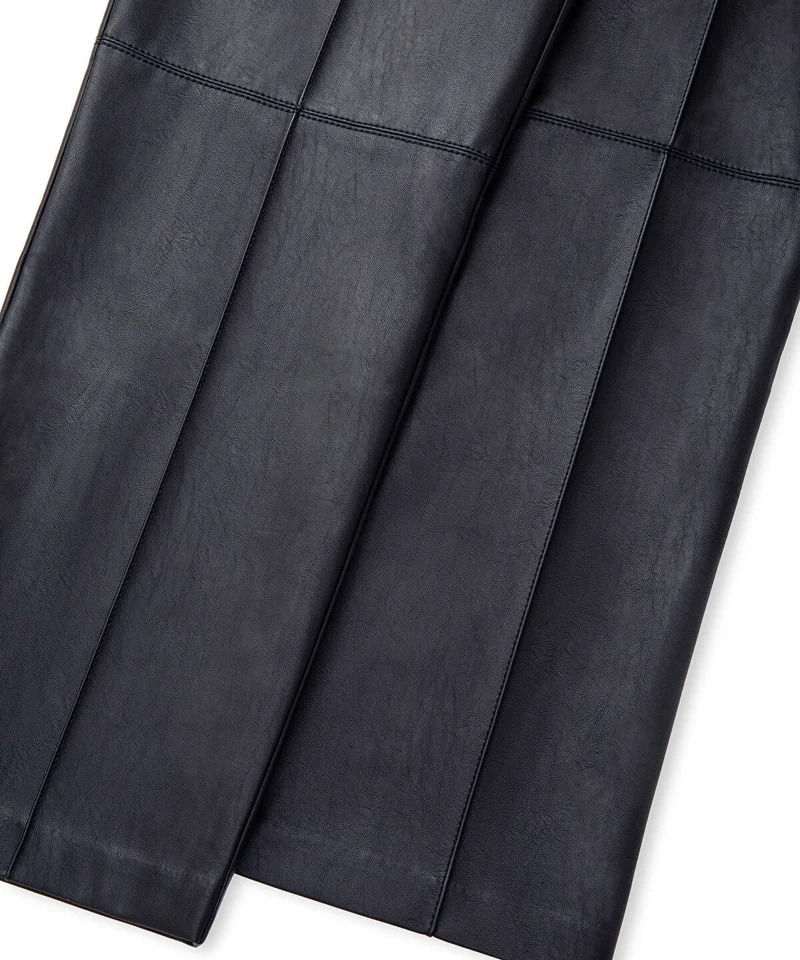 Ipekyol  Leather-Effect Straight-Leg Trousers for Women | Best Price UAE