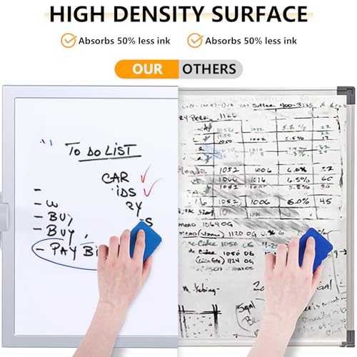 Laokiiy Small Dry Erase White Board, Magnetic Desktop Whiteboard with Stand, Dry Eease Board Mini Easel Double Sided on Table Top with Holder for Kids Drawing, Teacher Instruction - Image 5